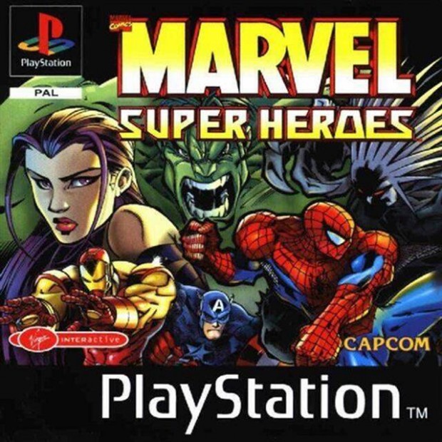 Marvel Super Heroes, Mint Playstation 1 jtk