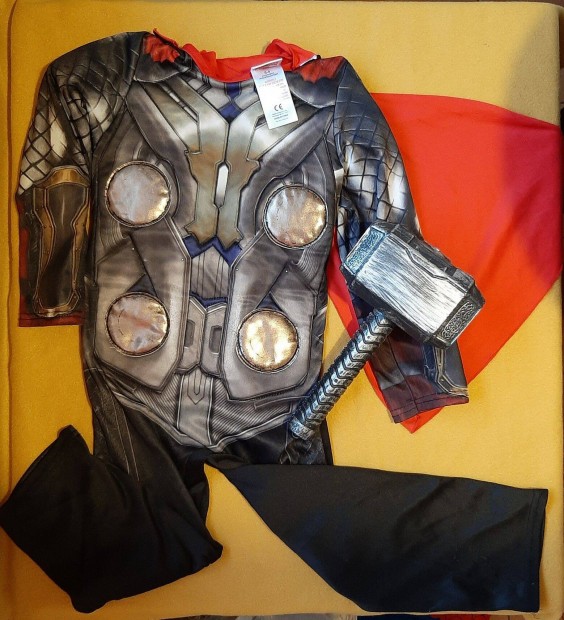Marvel Thor jelmez kalapáccsal 3-4 éves