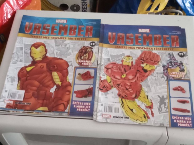 Marvel-Vasember magazin 22db vegyesen 6000ft óbuda