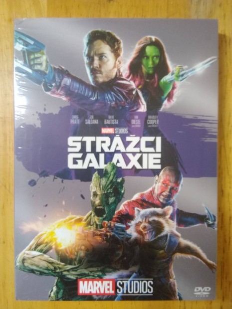 Marvel - A galaxis őrzői papirfeknis dvd Chris Pratt Új