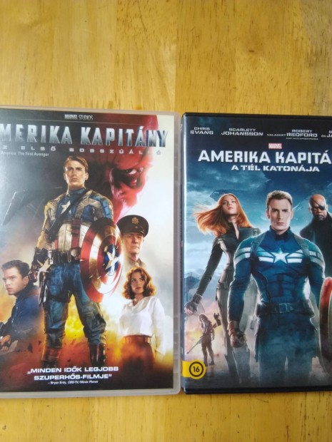 Marvel - Amerika kapitny 1-2 jszer dvd Chris Evans 