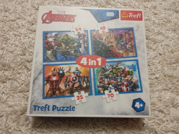 Marvel - Avengers - Bossz��ll�k - 4 az 1-ben puzzle