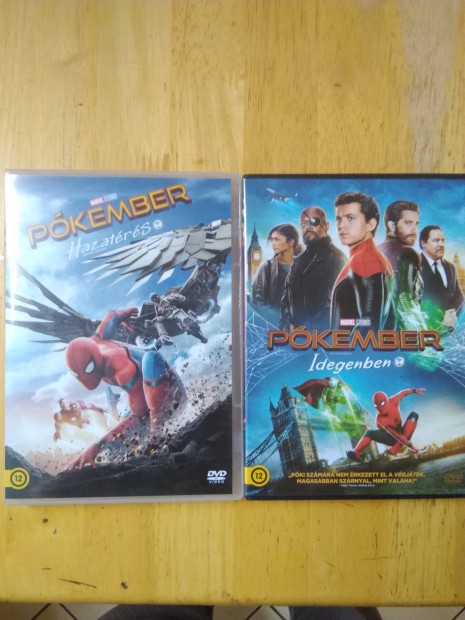 Marvel - Pkember hazatrs + Idegenben dvd Tom Holland 