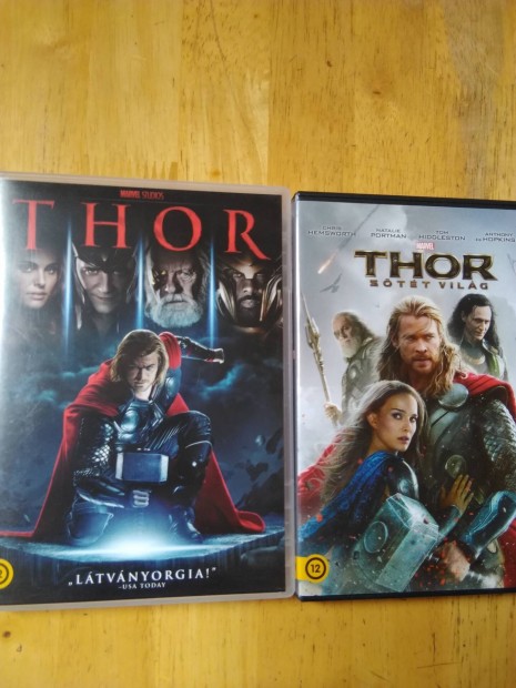 Marvel - Thor 1-2 dvd Chris Hemsworth 