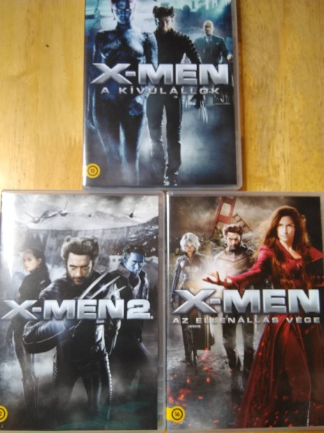 Marvel - X-men 1-2-3 jszer dvd Hugh Jackman 