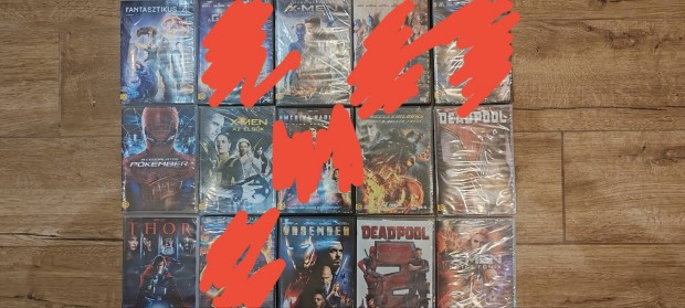 Marvel es DC dvd filmek