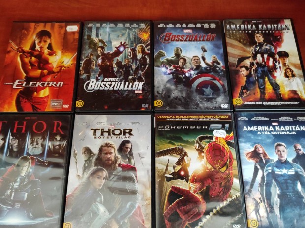 Marvel filmek - Amerikai kapitny, Bosszllk, Thor stb