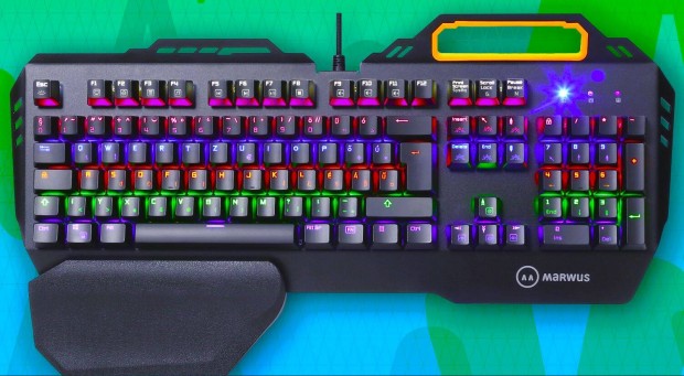 Marwus Mechanikus Gamer RGB magyar kioszts billentyzet (Bontatlan)