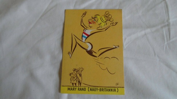 Mary Rand - Kpeslap - 1966.VIII. Atltikai E.B. - Retro kiads