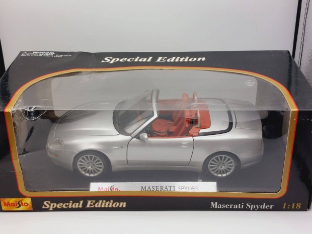 Maserati 3200 GT Spider Maisto 1:18 1/18 dobozos modellaut