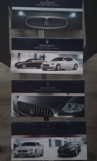 Maserati Quattroporte nmet nyelv prospektusok