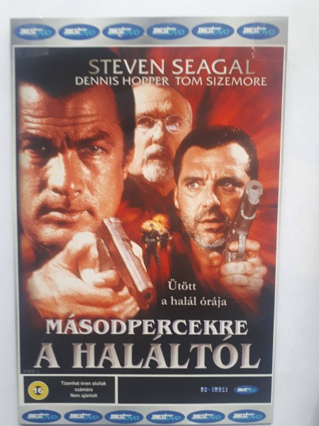 Msodpercekre a halltl (Steven Seagal) - paprtokos DVD (posta 255)