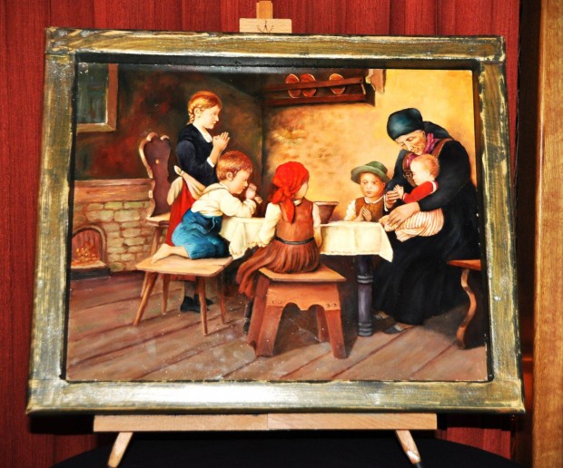Msolat festmny elad jpesten , fa keretben, 57 x 47 cm