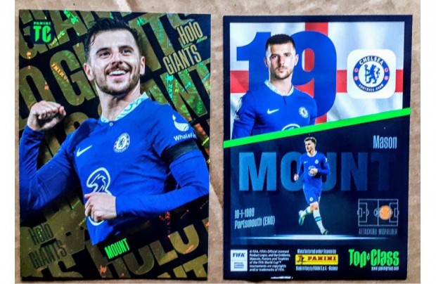 Mason Mount Chelsea Holo Giants focis krtya Panini Top Class 2023