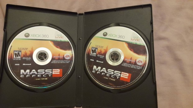 Mass Effect 2 Xbox 360 jtk - csak lemezek