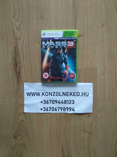 Mass Effect 3 Xbox One Kompatibilis eredeti Xbox 360 jtk