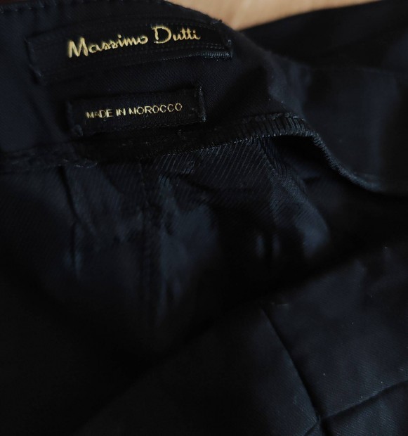 Massimo Dutti fekete ni nadrg