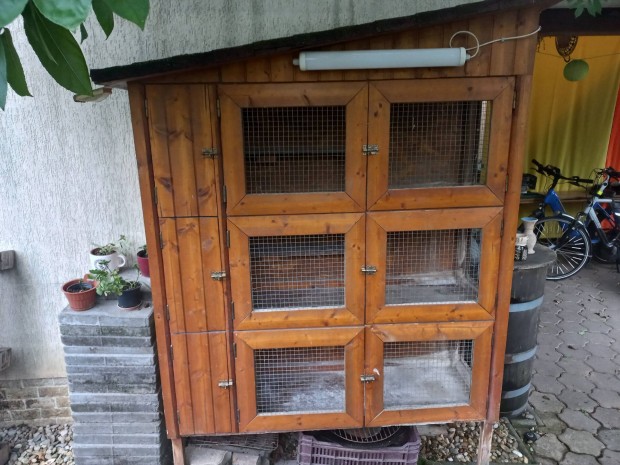 Masszív, minőségi 3 emeletes kisállat ketrec eladó