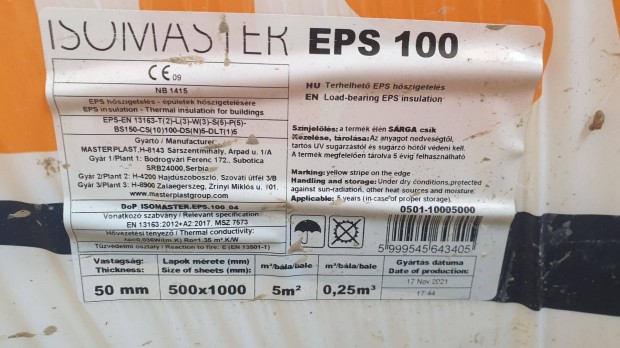 Masterplast Isomaster EPS 100 lpsll hszigetels