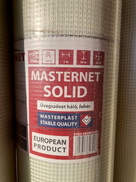 Masterplast üvegszövet dryvit háló 5x50m2 bontatlan tekercs 145g/m2