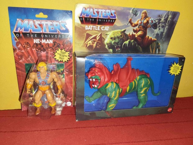 Masters of the Universe Origins He-man and Battle Cat (bontatlan)