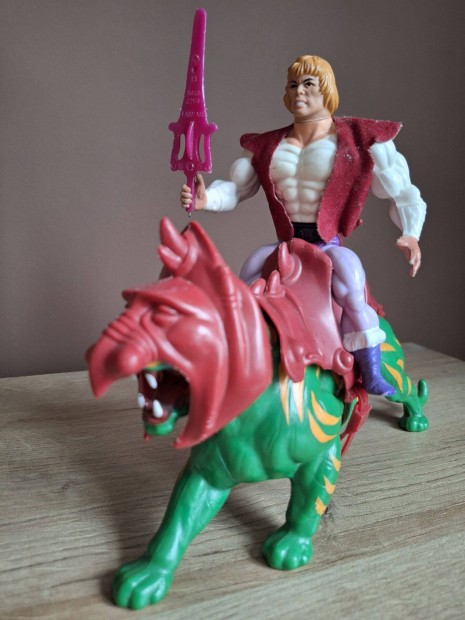 Masters of the universe 80's Battle cat s Prince Adam