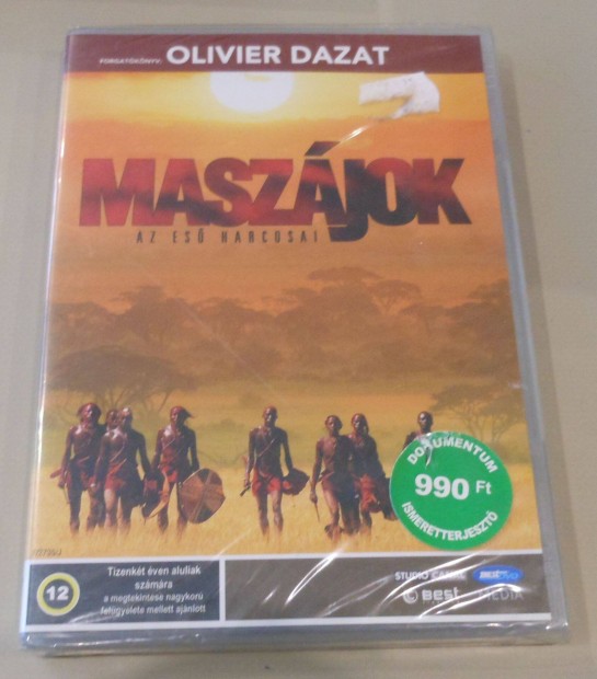 Maszjok az es harcosai. DVD. j,celofnos