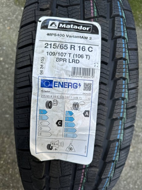 Matador 215/65R16C gumi 4 évszak új