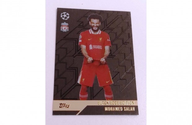 Match Attax 2024/25 Mohamed Salah Black Edge focis krtya