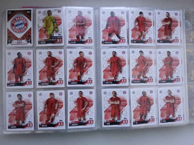 Match Attax 2025 alapkártyák