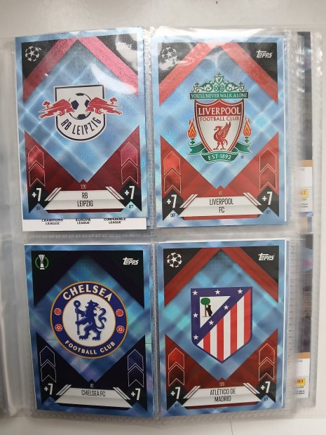 Match Attax 2025 crystal csapatlogk s kapitnyok 