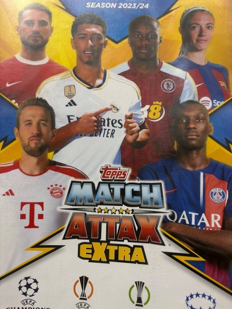 Match Attax extra 23/24 album sok focis krtya