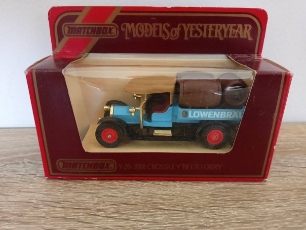 Matchbook Models Yesterday 1918 Crossley Beer Truck