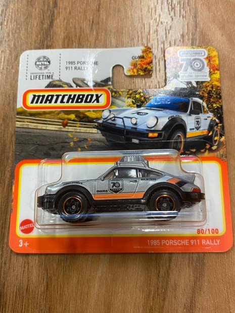 Matchbox 1985 Porsche 911 Rally (HLD32)