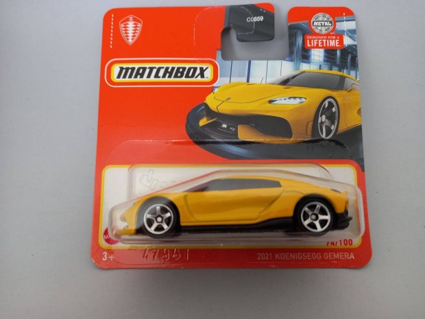 Matchbox 2021 Koenigsegg Gemera 74/100