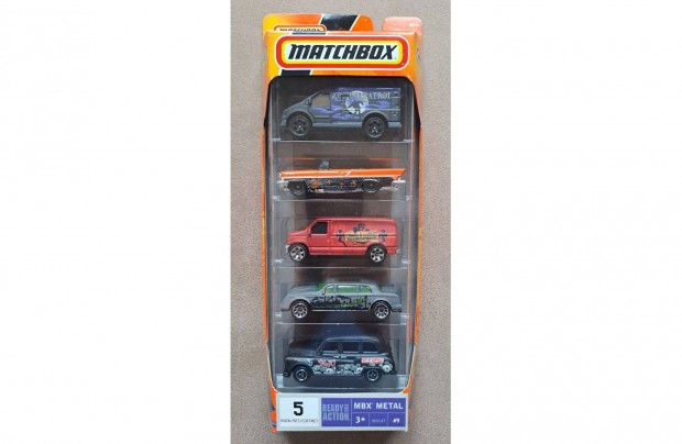 Matchbox 5 pack set 2008. 'Hounted House' bontatlan - Chevy, Ford stb