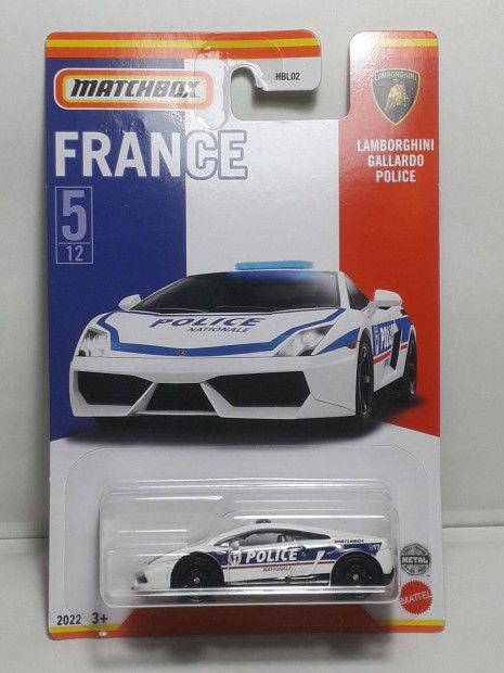 Matchbox Best of France Lamborghini Gallardo Police 2021