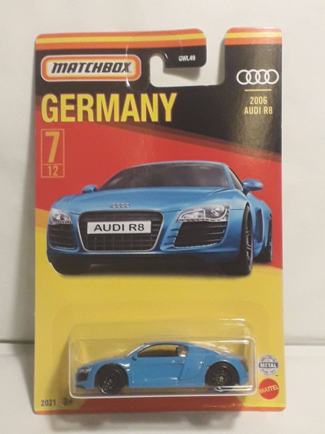 Matchbox Best of Germany 2006 Audi R8 2021