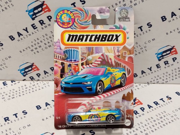 Matchbox Candy - Chevrolet Chevy Camaro Convertible (2016) - 5/6 - ho