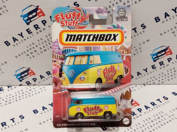 Matchbox Candy - Volkswagen VW Delivery Van - 4/6 - hossz krtys -