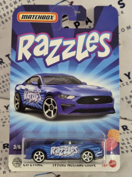 Matchbox Candy - '19 Ford Mustang Coupe - 3/6 - hossz krtys -  Mat