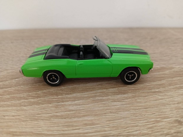 Matchbox Car Chevy Chevelle Green Convertible