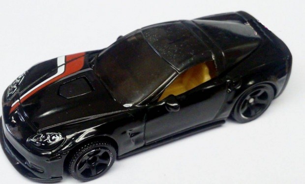 Matchbox Chevrolet Corvette ZR1, 2008 fekete eredeti Mattel termk js