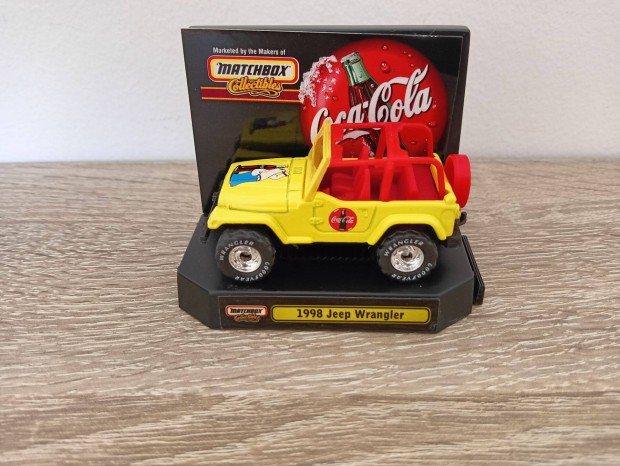 Matchbox Coca Cola 1998 Jeep Wrangler