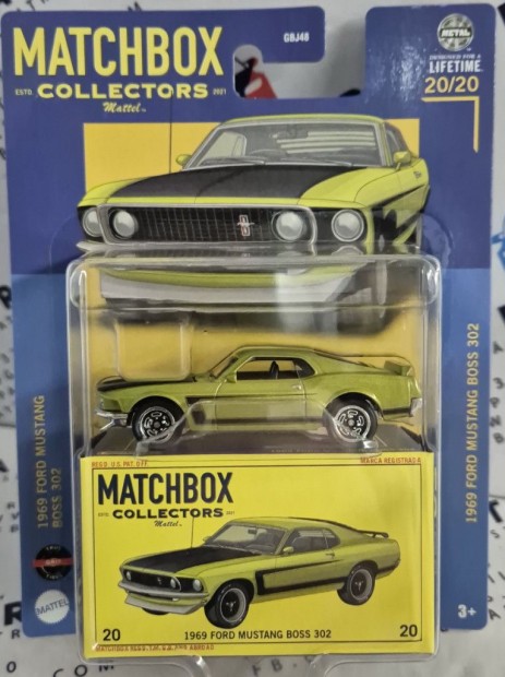 Matchbox Collectors - 1969 Ford Mustang Boss 302 -  Matchbox - 1:64