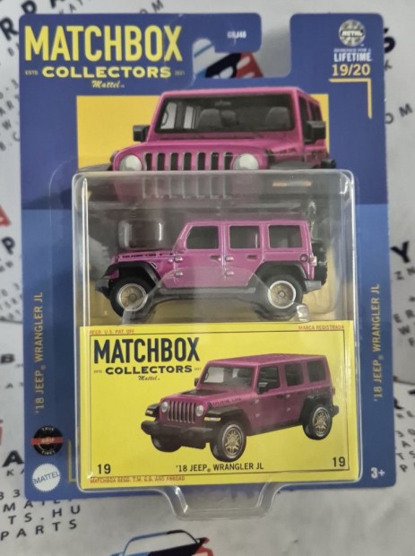 Matchbox Collectors - 2018 Jeep Wrangler JL -  Matchbox - 1:64