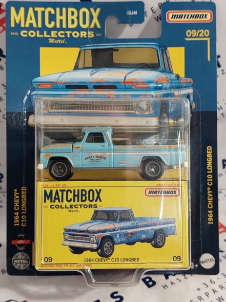 Matchbox Collectors - 2022 - 09/20 - Chevrolet C10 Longbed (1964) -