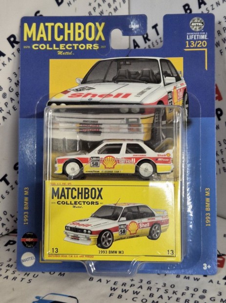 Matchbox Collectors - BMW M3 - BMW E30 M3 (1993) -  Matchbox - 1:64