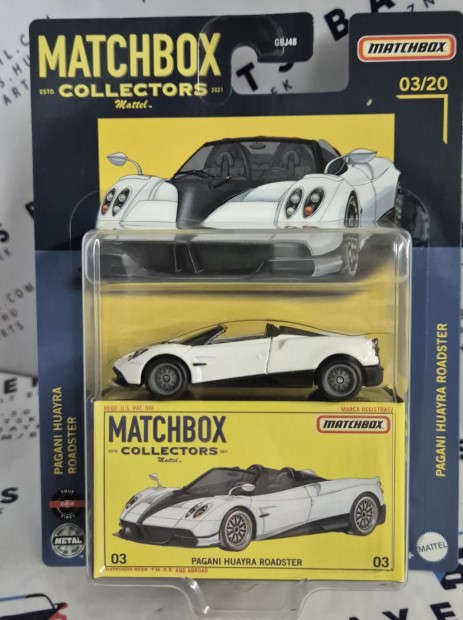 Matchbox Collectors - Pagani Huayra Roadster -  Matchbox - 1:64