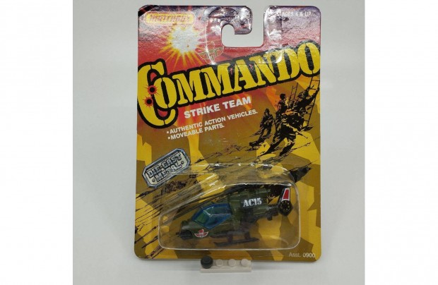 Matchbox Commando Strike Team Mission Helicopter
